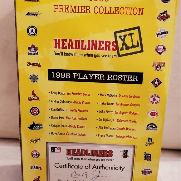 1998 MLB MARK McGWIRE ST. LOUIS CARDINALS NIB  Headliners XL Figure - Picture 4 of 4